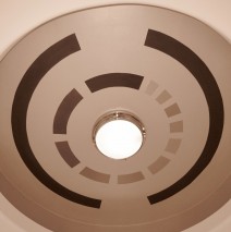 Geometric modern ceiling in Palos Verdes