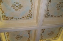 Dining room ceiling
