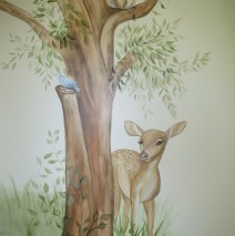 Deer and squirrel